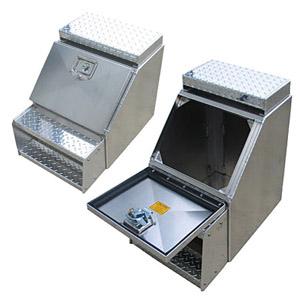 cajas de herramientas escalonada de aluminio