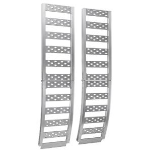 Arqueado de aluminio plegable rampa de carga