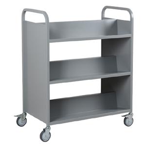 Estantería de metal de la compra