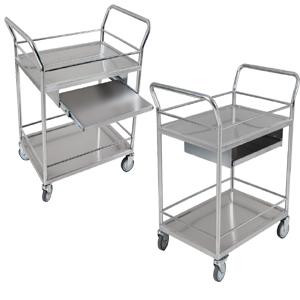 Acero inoxidable carrito equipo para el hospital