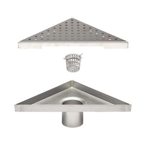 desagüe de la ducha Triangular