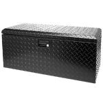de aluminio negro caja de herramientas de camiones